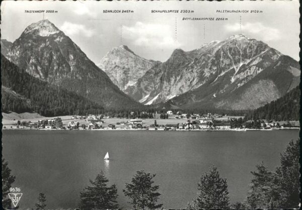 Pertisau Achensee gegen Karwendelgebirge