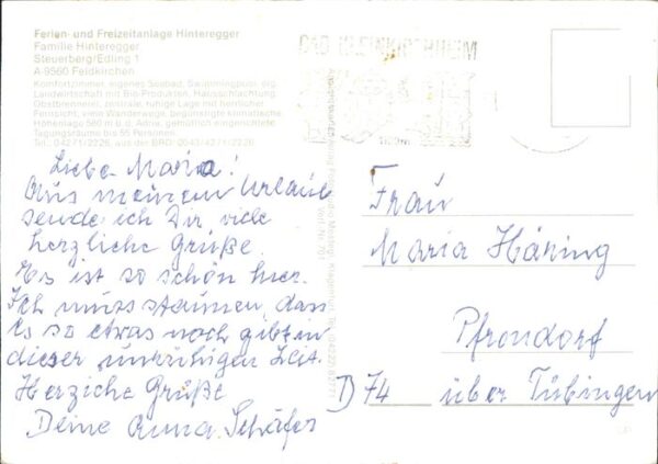 Feldkirchen Kaernten Pension Hinteregger Goggausee Paddelboo – Bild 2