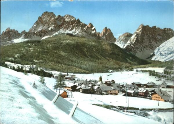 Moso Sesto Wintersportplatz Dolomiten
