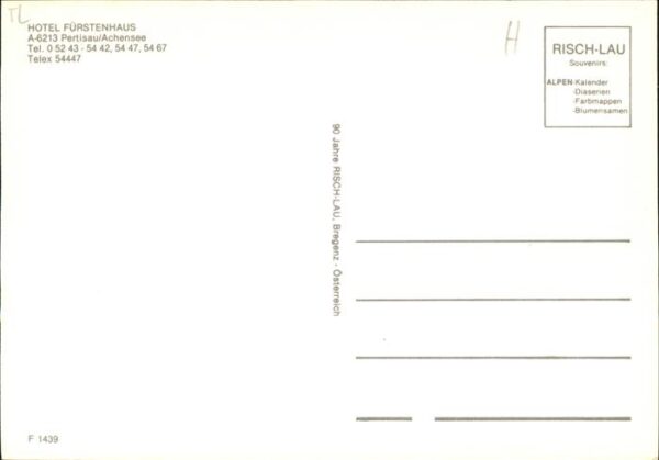 Pertisau Achensee Hotel Restaurant Fürstenhaus Wappen – Bild 2