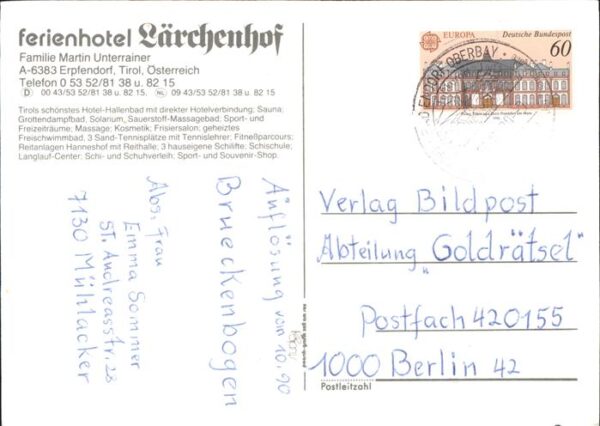 Erpfendorf Ferienhotel Lärchenhof Swimming Pool Re – Bild 2