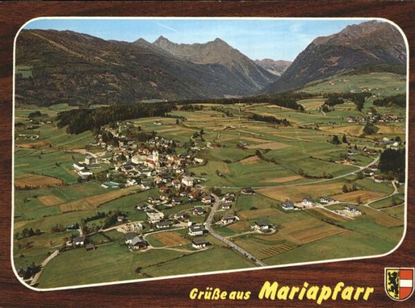 Mariapfarr Fliegeraufnahme Lungau Alpenpanorama Wa