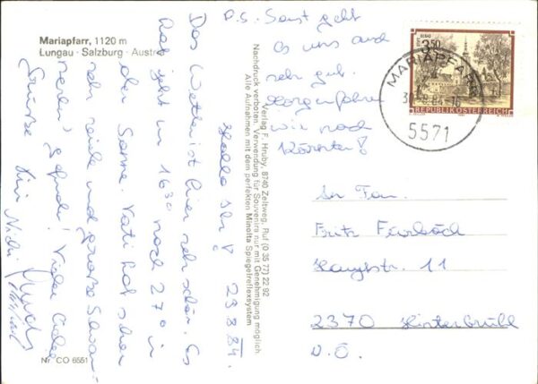 Mariapfarr Fliegeraufnahme Lungau Alpenpanorama Wa – Bild 2