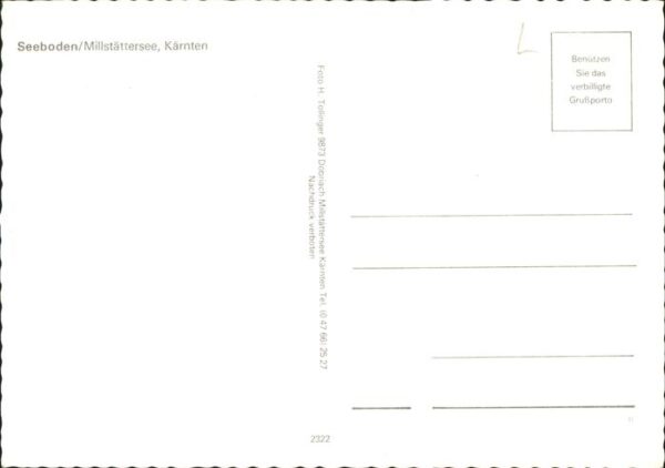 Seeboden Millstaettersee Fliegeraufnahme Alpenpanorama – Bild 2