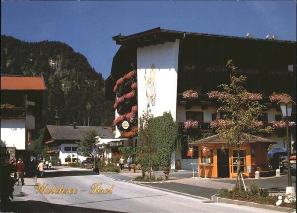 Walchsee Tirol Ortsstrasse Hotel Schick