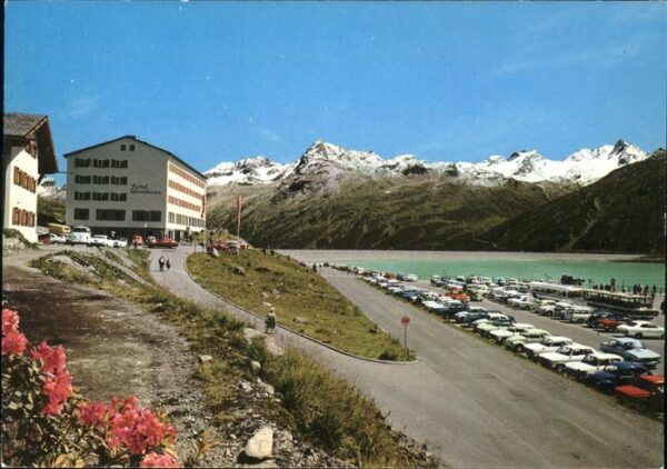 Partenen Vorarlberg Bielerhöhe Hotel Silvrettasee gegen Ros
