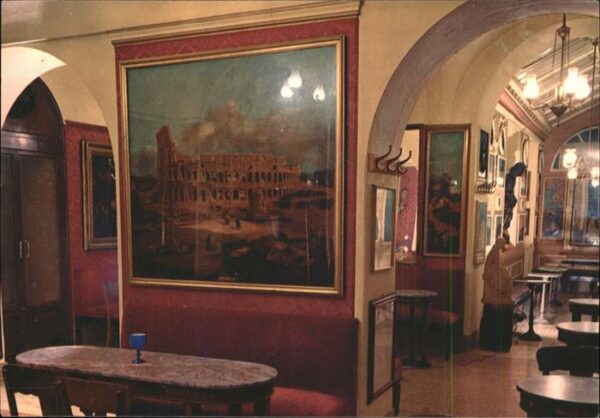 Rom Roma Caffe Greco Gemälde