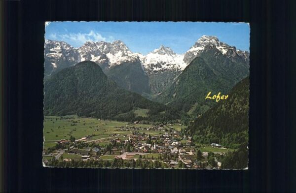 Lofer Panorama Loferer Steinberge Saalachtal