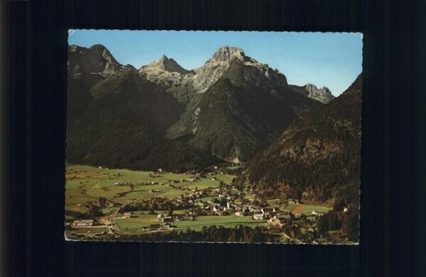 Lofer Panorama mit Loferer Steinberge Sommerf