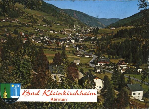 Bad Kleinkirchheim Kaernten Panorama Kurort Wappen