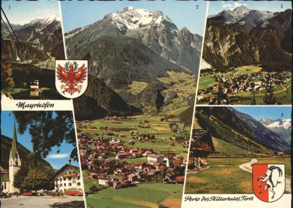 Mayrhofen Zillertal Penkenbahn Grünberg Ahornspitze Kirche