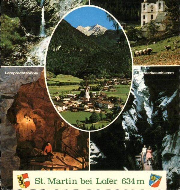 St Martin Lofer Sommerfrische Saalachtal Wasserfall Lam