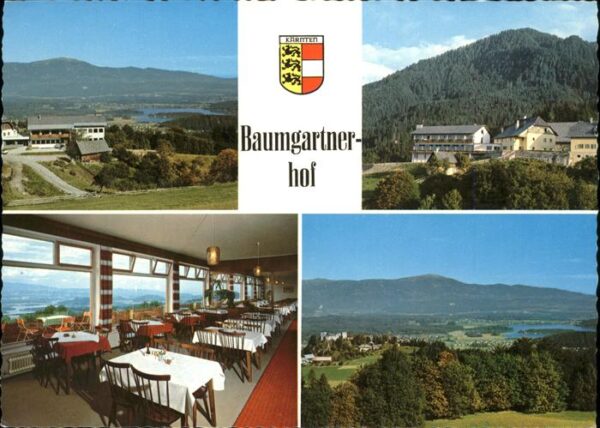 Latschach Velden Restaurant Baumgartnerhof See Wappen
