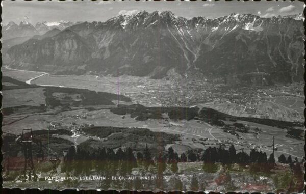 Innsbruck Panorama mit Alpenblick und Patscherkof