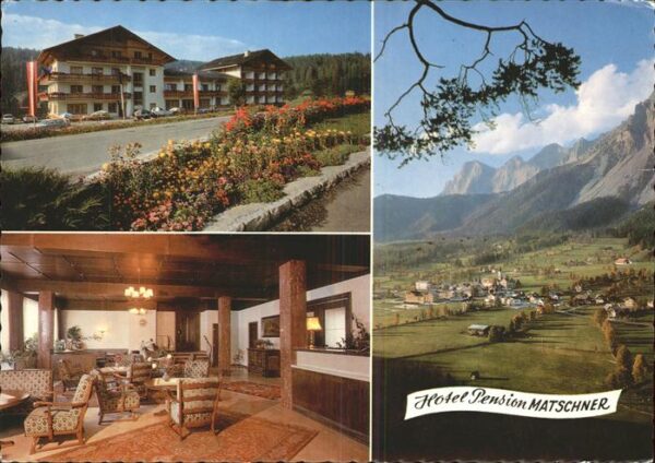 Ramsau Dachstein Steiermark Hotel Pension Matschner mit Alpenpanora