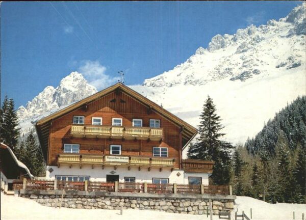 Ramsau Dachstein Steiermark Alpengasthaus Edelbrunn