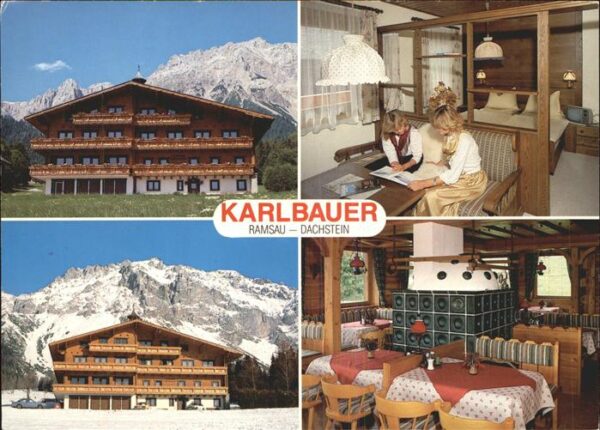 Ramsau Dachstein Steiermark Landhaus Karlbauer Gaststuben