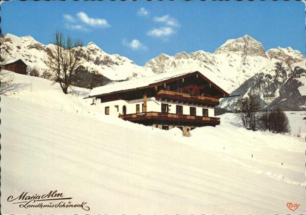 Maria Alm Steinernen Meer Landhaus Schöneck mit Alpenpanorama