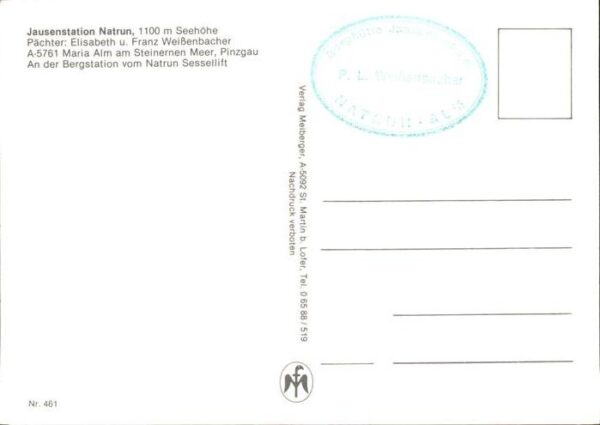 Maria Alm Steinernen Meer Jausenstation Natrun – Bild 2