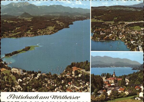 Poertschach Woerthersee Fliegeraufnahme
