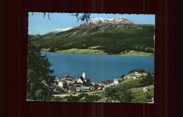 Vinschgau Val Venosta Venosta alta Curon Panorama