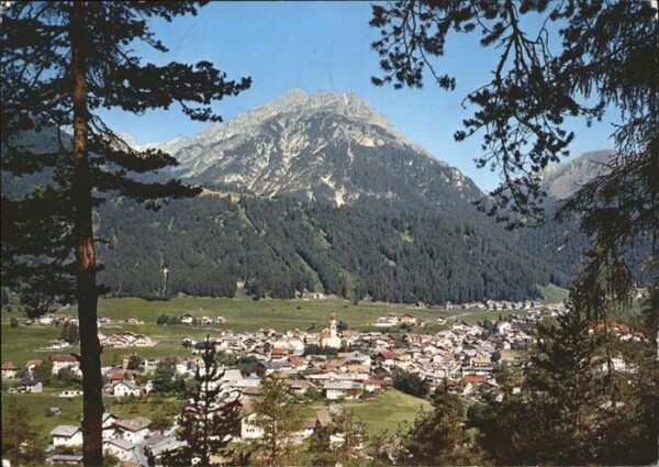 Fulpmes Tirol Panorama mit Ampferstein Stubaital
