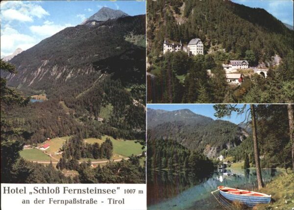 Fernpass Reutte Hotel Schloss Fernsteinsee
