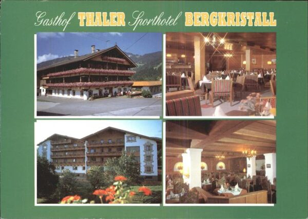 Oberau Tirol Gasthof Thaler Sporthotel Bergkristall
