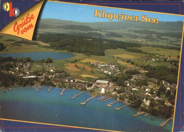 Klopeinersee Panorama mit Kleinsee und Seelach Flieg