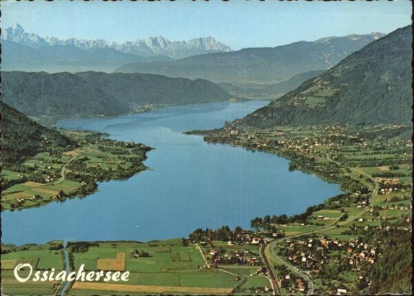 Ossiachersee Panorama mit Steindorf Stiegl Bodensdor