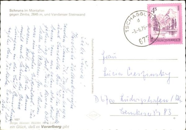 Schruns Vorarlberg Panorama im Montafon mit Zimba und Vand – Bild 2