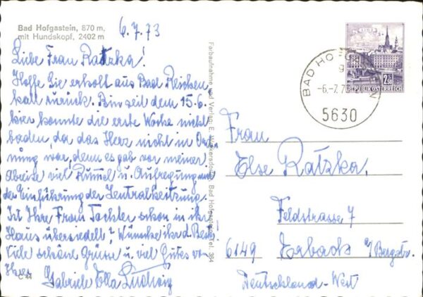 Bad Hofgastein Salzburg mit Hundskopf – Bild 2