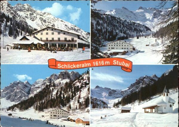Schlickeralm Panorama mit Teilansichten