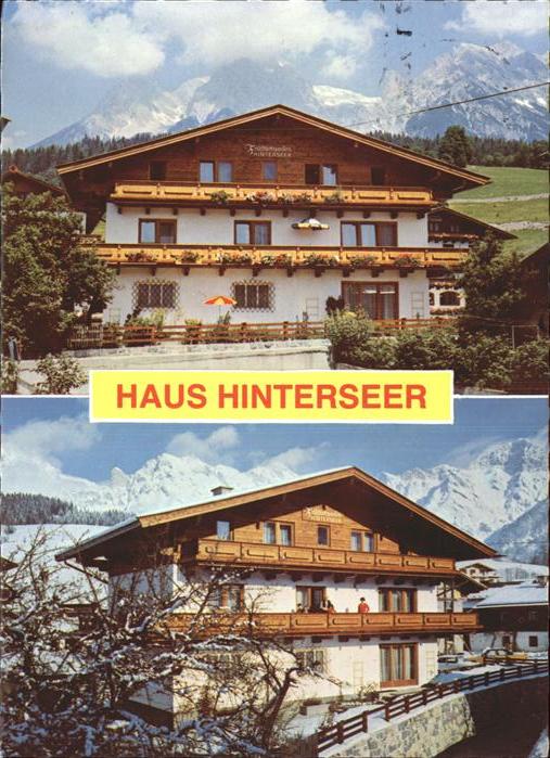 Maria Alm Steinernen Meer Haus Hinterseer