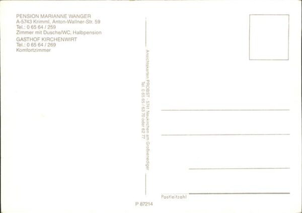 Krimml Pension Marianne Wagner Panorama – Bild 2