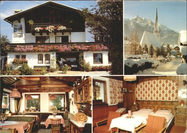 Abtenau Pension Alpenglühen Gasträume Kirche