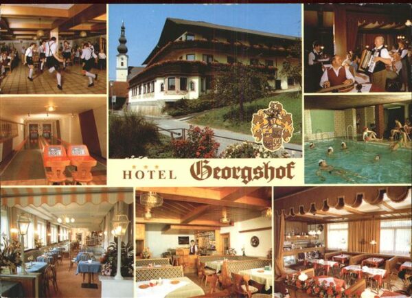 Waldzell Oberoesterreich Hotel Georgshof Gasträume Hallenbad