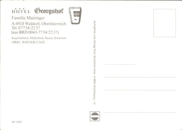 Waldzell Oberoesterreich Hotel Georgshof Gasträume Hallenbad – Bild 2