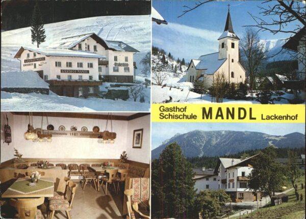 Lackenhof Gaming Gasthof Mandl Gastraum Kirche