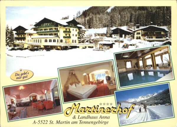 St Martin Tennengebirge Landhaus Martinerhof Teilansichten