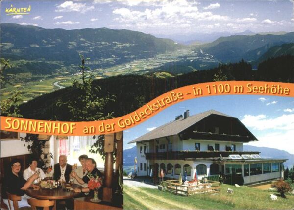 Spittal Drau Sonnenhof an der Goldeckstrasse mit Alp