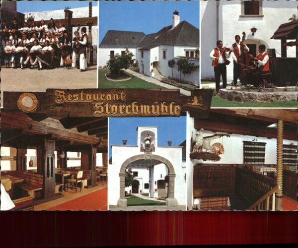 Oslip Restaurant Storchenmühle Teilansichten