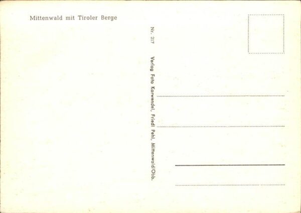 Mittenwald Karwendel Tirol mit Tiroler Bergen – Bild 2