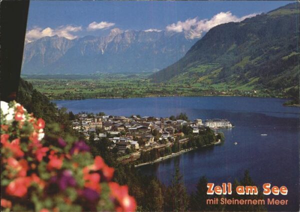 Zell See mit Steinernem Meer und Alpenpanorama