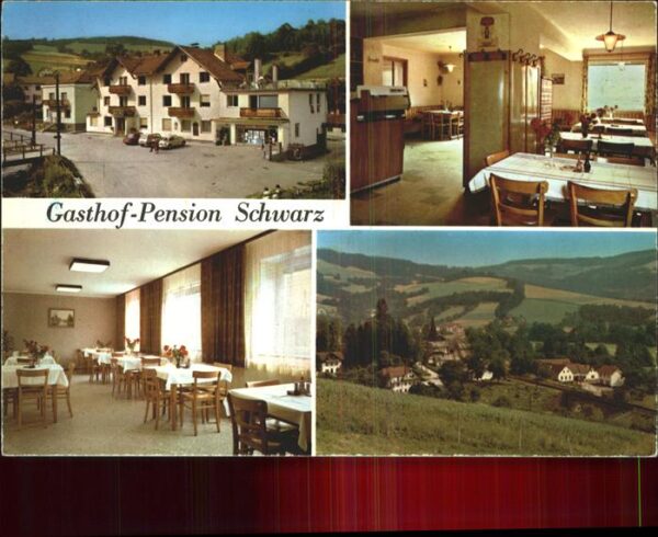 Tauchen Gasthof Pension Schwarz Zimmer Gastraum