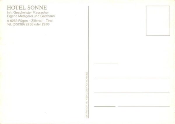 Fuegen Hotel Sonne – Bild 2