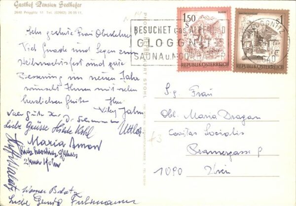 Prigglitz Gasthof Pension Seelhofer Gastraum Terr – Bild 2