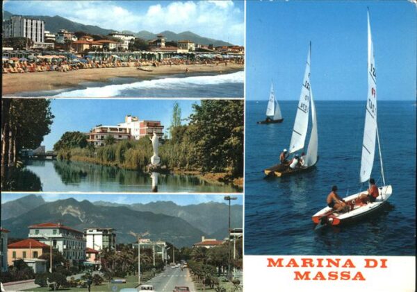 Marina di Massa Segelboote Strand