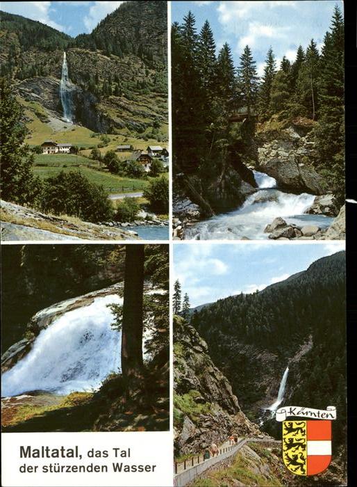 Kaernten Wappen stürzenden Wasser