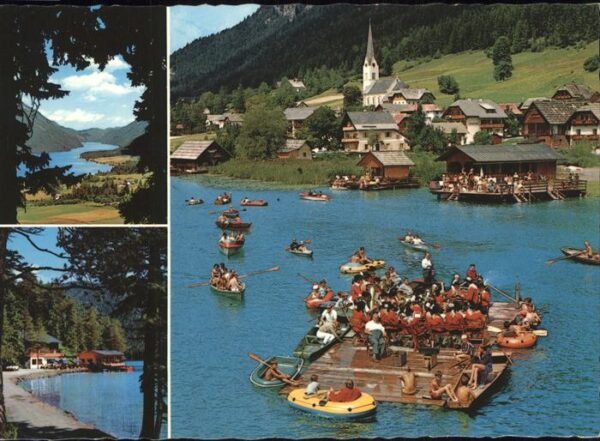 Weissensee Kärnten Austria Boote